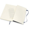 Записная книжка MOLESKINE Classic Soft Large, линейка, синий сапфир QP616B20