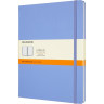 Блокнот MOLESKINE CLASSIC XLARGE линейка, голубая гортензия QP090B42